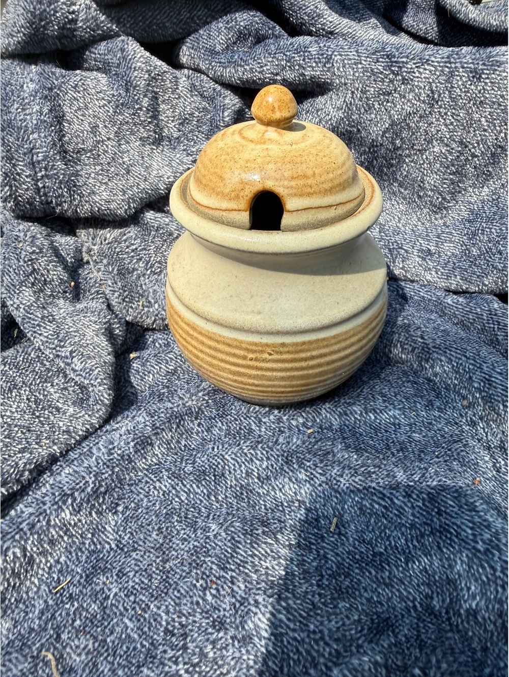 Overland Ceramic Honey Pot with Lid